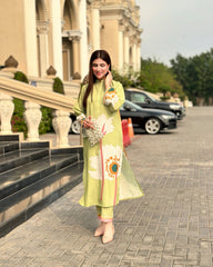 Moonlight lime long 2 piece