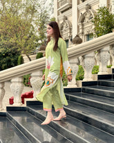 Moonlight lime long 2 piece