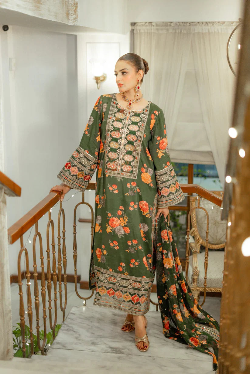 FC 0075 - Embroidered 3Pc