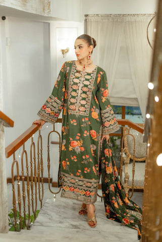 FC 0075 - Embroidered 3Pc