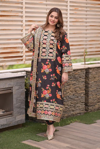 FC 0074 - Embroidered 3pec